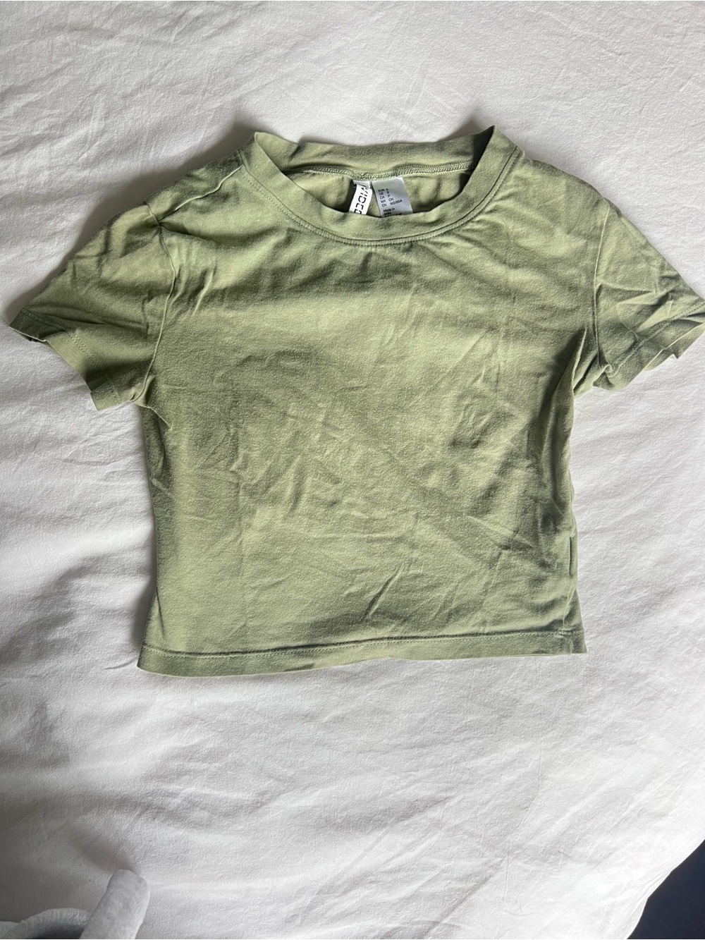 H&M 4-pack Crop Tee - Short Sleeve Crewneck